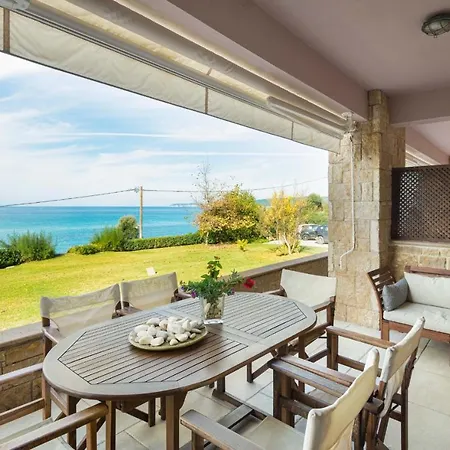 Seagrove, Beachfront Villa In Possidi #Feelslikehome Skala Fourkas Exterior photo
